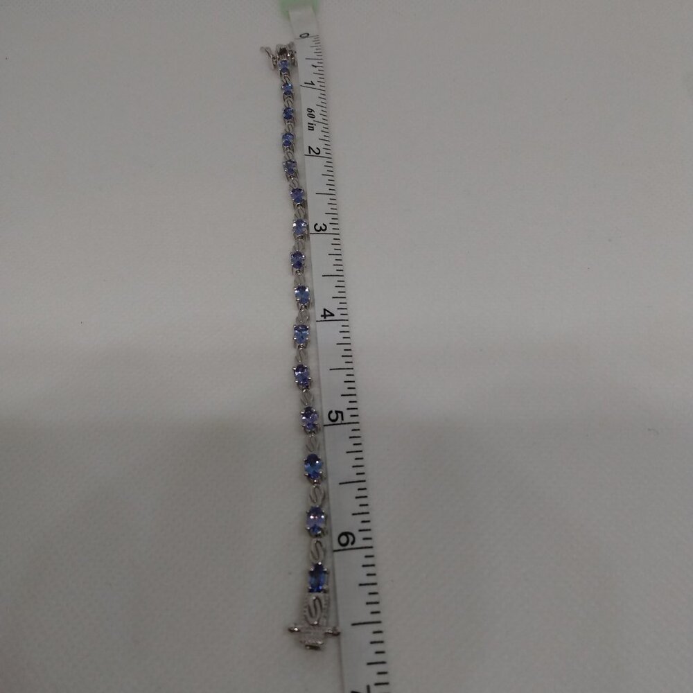Tanzanite bracelet, size 6.75-6.50 - Picture 4 of 10